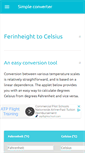 Mobile Screenshot of ferinheighttocelsius.com